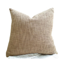 Load image into Gallery viewer, Our brown cushions are perfect texture cushion to style a bed or to use as a sofa cushion. Cushion covers 50x50 - Square cushion covers
